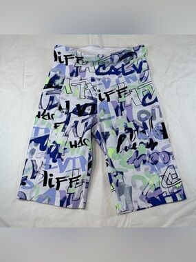 Calvin Klein woman’s bike shorts -Graffiti print